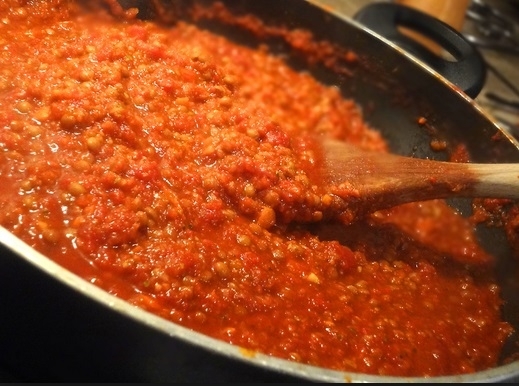 Grandmother's oven spaghetti sauce