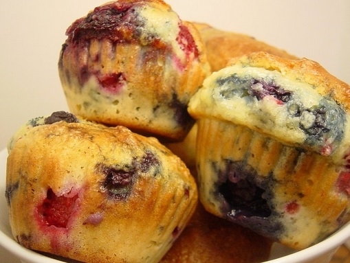 Recipe: Tim Horton fruit explosion muffins.