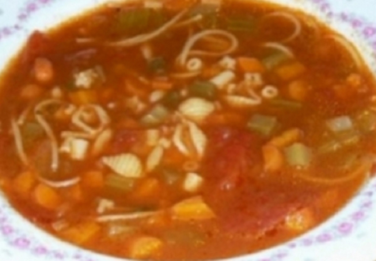 Recipe: Old fashioned vegetable soup.