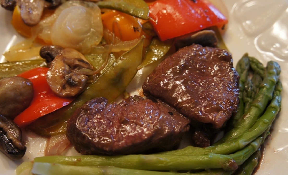 Recipe: Moose cubes and tender slow cooker vegetables!